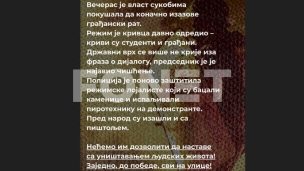 Vlast izaziva građanski rat